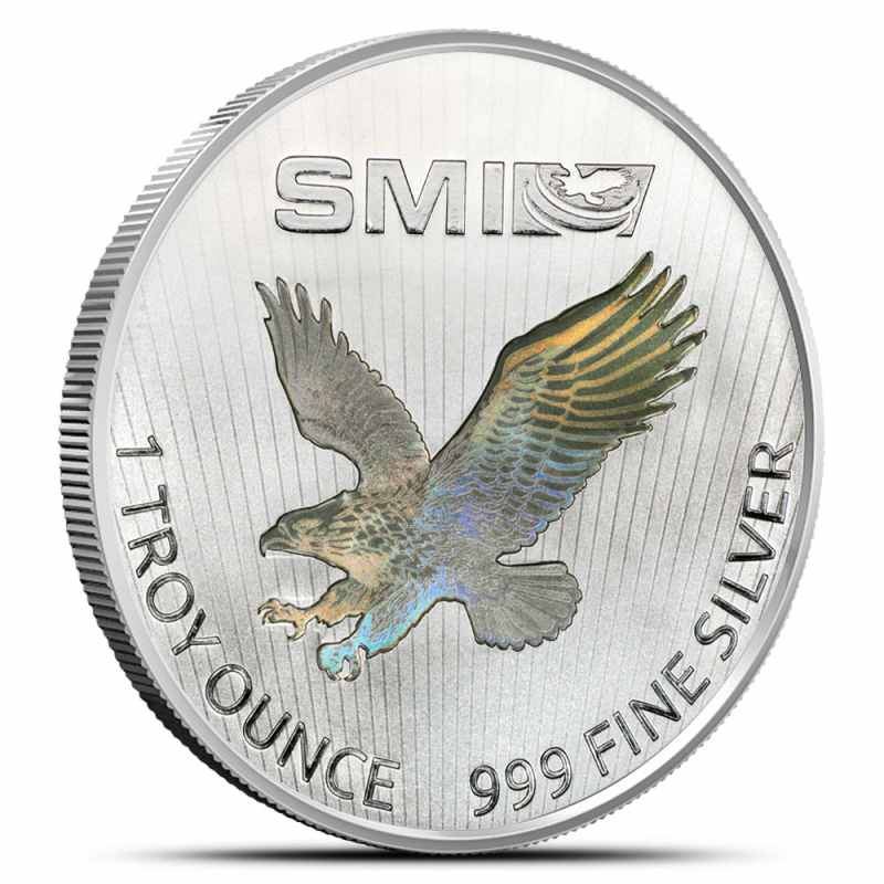 ★訳あり★ 純銀メダル　サンシャインミント 1 oz Sunshine Mercury Silver Round (New, MintMark SI) l JM Bullion™
