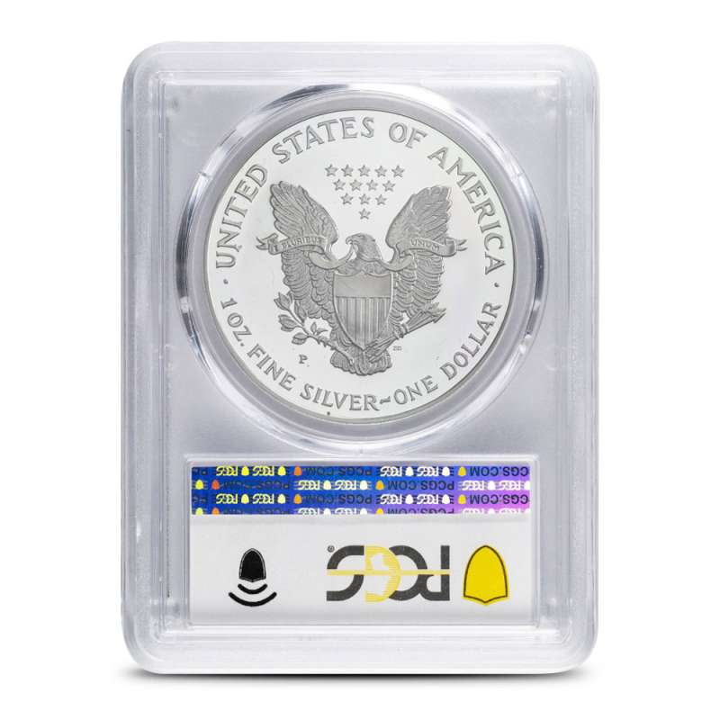 2000-P 1 oz Proof American Silver Eagle Coin PCGS PR70 DCAM l JM