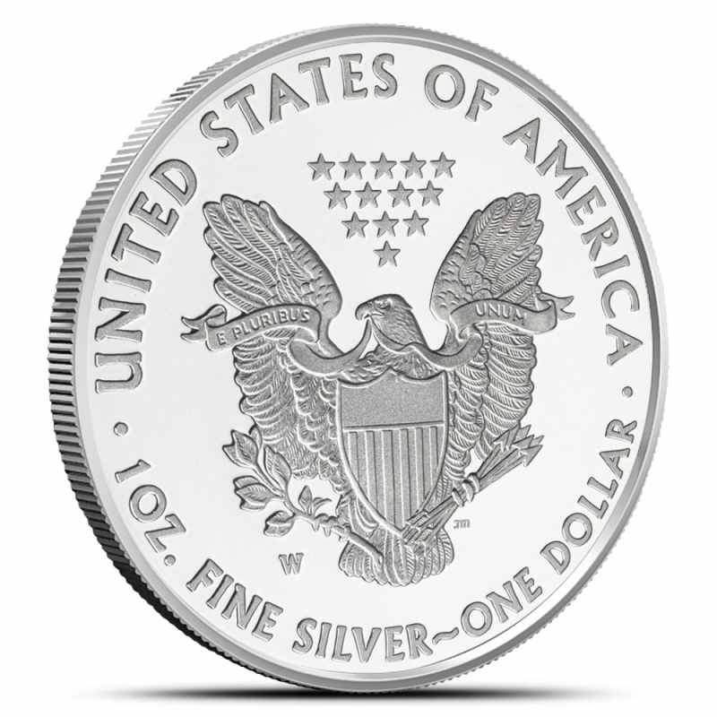 Buy 2002-W Proof Silver Eagle Set (Box + CoA) | JM Bullion™