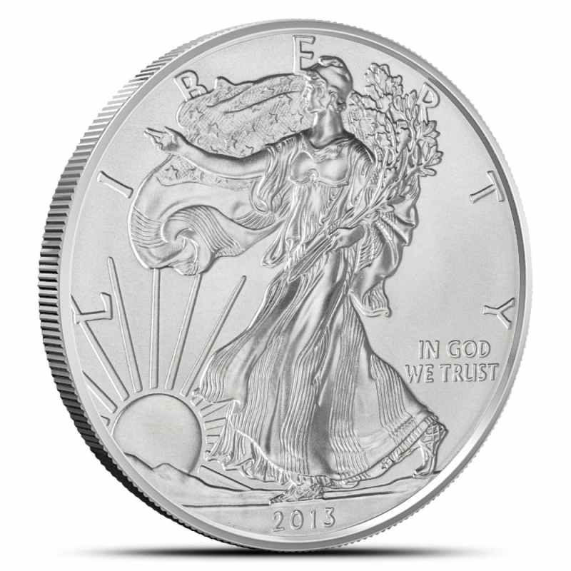 アメリカンイーグル☆　シルバー 2013 1 oz American Silver Eagle Coin l JM Bullion™