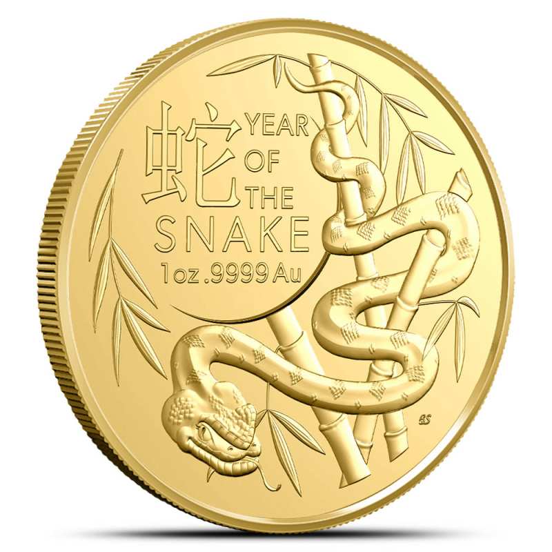 2025 1 oz Royal Australian Mint Gold Year of the Snake Coin l JM