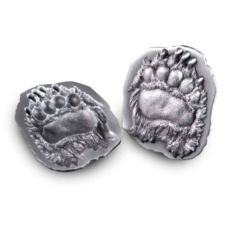 ミニカ 27 シルバー ブラック モンザ2+2 2 oz Lunar Record of the Nature Bear Silver Stackable (New) l JM