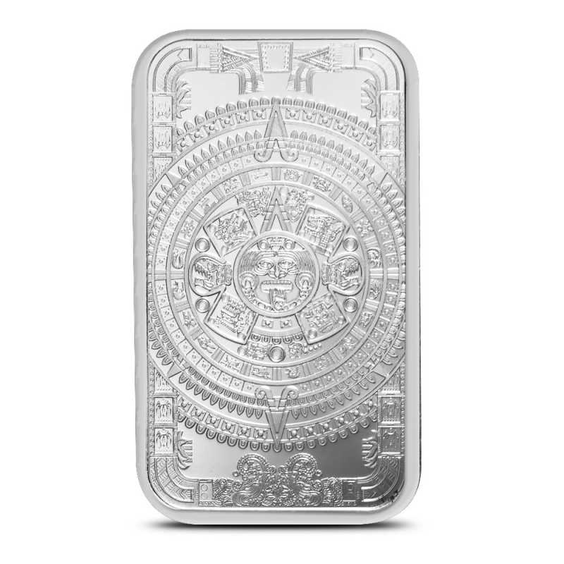 1 oz Aztec Calendar Silver Bar l JM Bullion™