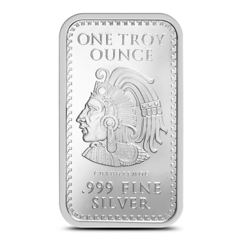 1 oz Aztec Calendar Silver Bar l JM Bullion™