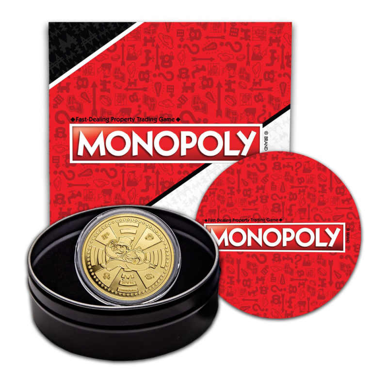モノポリー 1オンス 銀貨 2024年 サモア 記念 2024 1 oz Samoa Gold Mr. Monopoly Coin (BU) l JM Bullion™