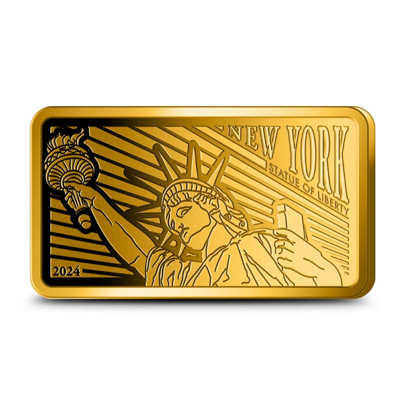 2024 Proof SID Gold World Landmarks Statue of Liberty Coin l JM
