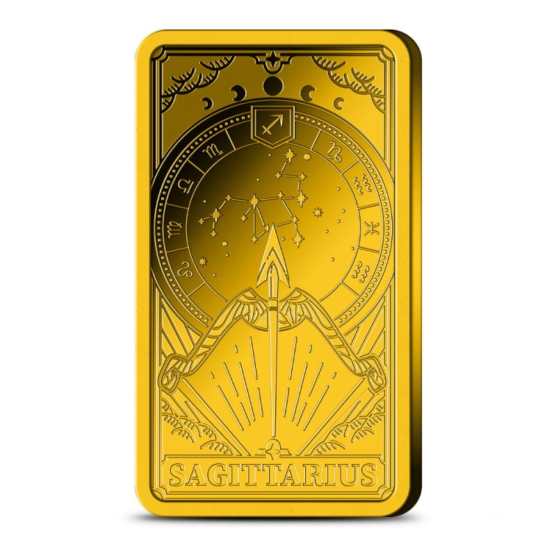 1/200 oz Proof Solomon Islands Zodiac Sagittarius Gold Coin l JM