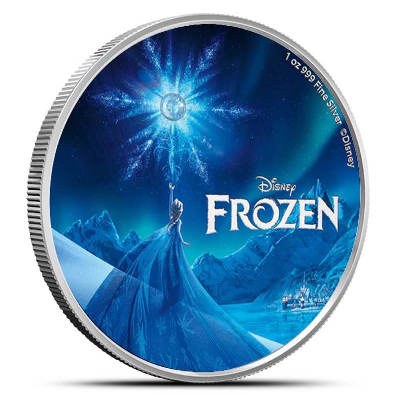 2023 Proof Colorized Niue Silver 10th Anniversary Frozen Coin l JM