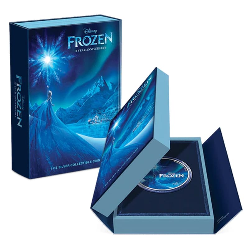 2023 Proof Colorized Niue Silver 10th Anniversary Frozen Coin l JM