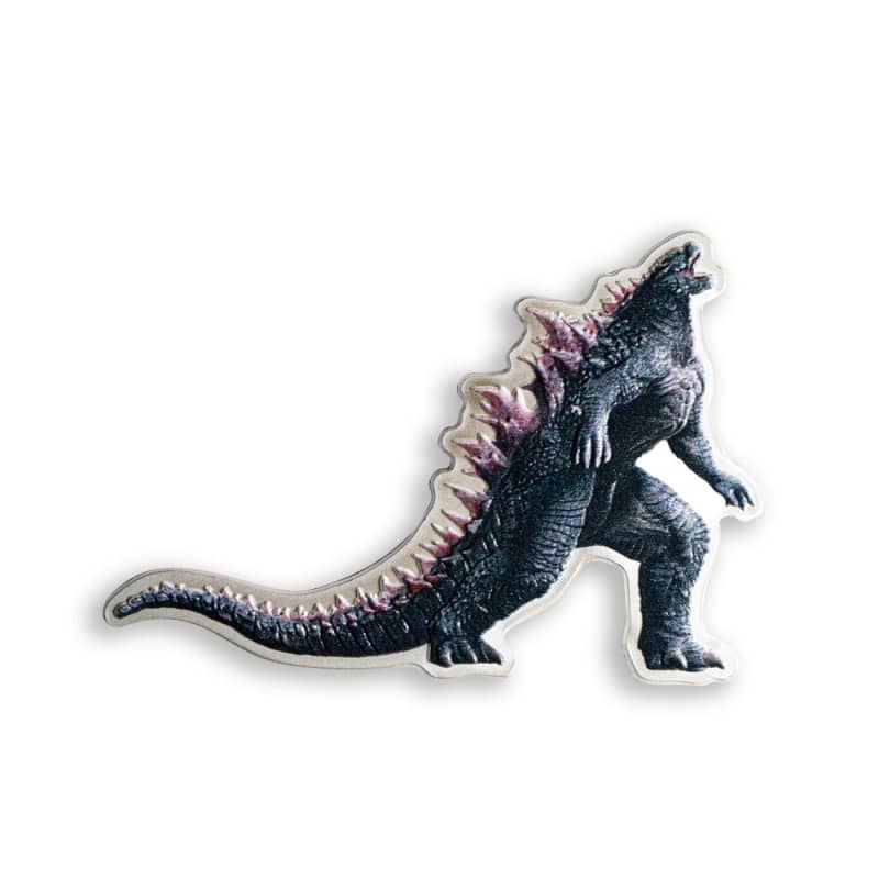 Colorized Godzilla x Kong The New Empire Godzilla Shaped Silver