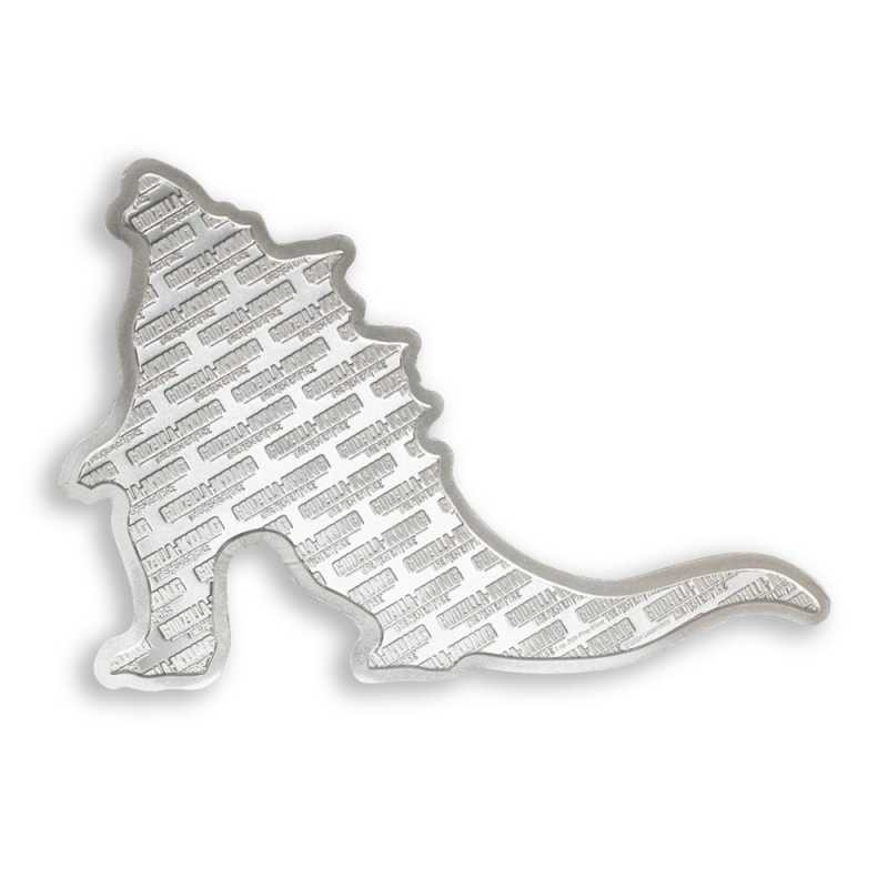 Colorized Godzilla x Kong The New Empire Godzilla Shaped Silver