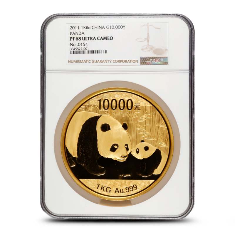 2011 1 Kilo Proof Chinese Gold Panda Coin NGC PF68 UCAM l JM Bullion™