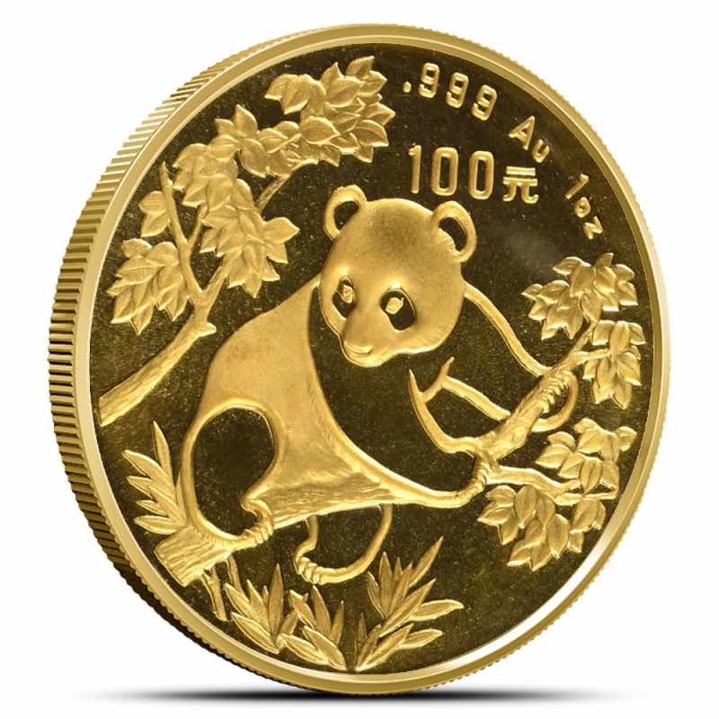 1992 1 oz Chinese Gold Panda Coin (Small Date, Sealed) l JM Bullion™