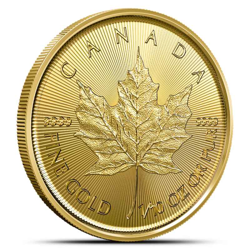 カナダ 1/10on 2023 1/10 oz Canadian Gold Maple Leaf Coin (BU) l JM Bullion™