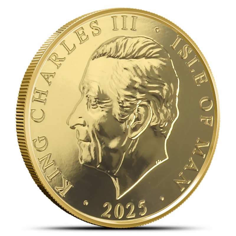 2025 1/2 Gram Isle of Man Gold Angel Coin l JM Bullion™