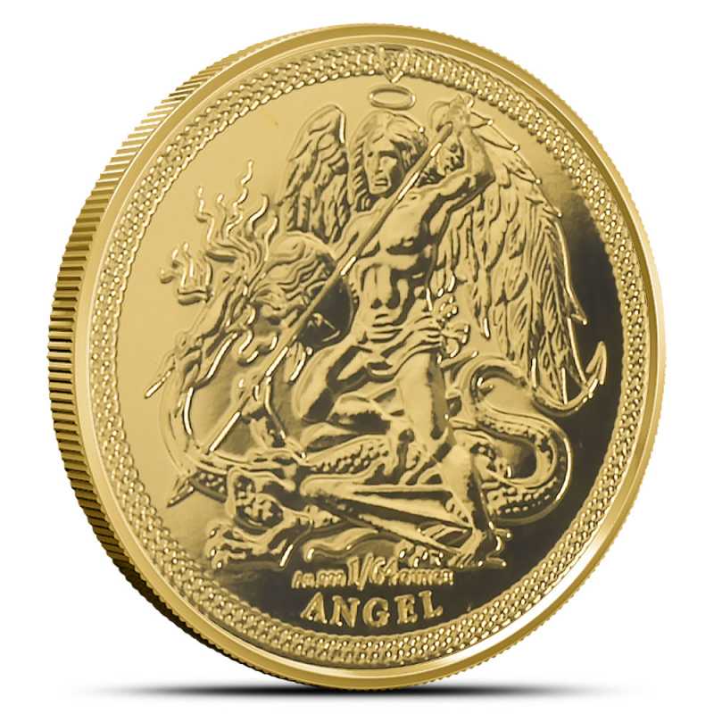 2025 1/2 Gram Isle of Man Gold Angel Coin l JM Bullion™