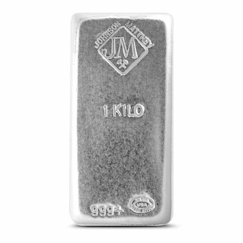 1 Kilo Johnson Matthey Silver Bar (New) l JM Bullion™
