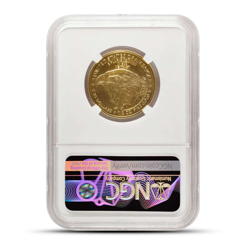 2025 1/2 oz American Gold Eagle Coin NGC MS70 FDOI l JM Bullion™