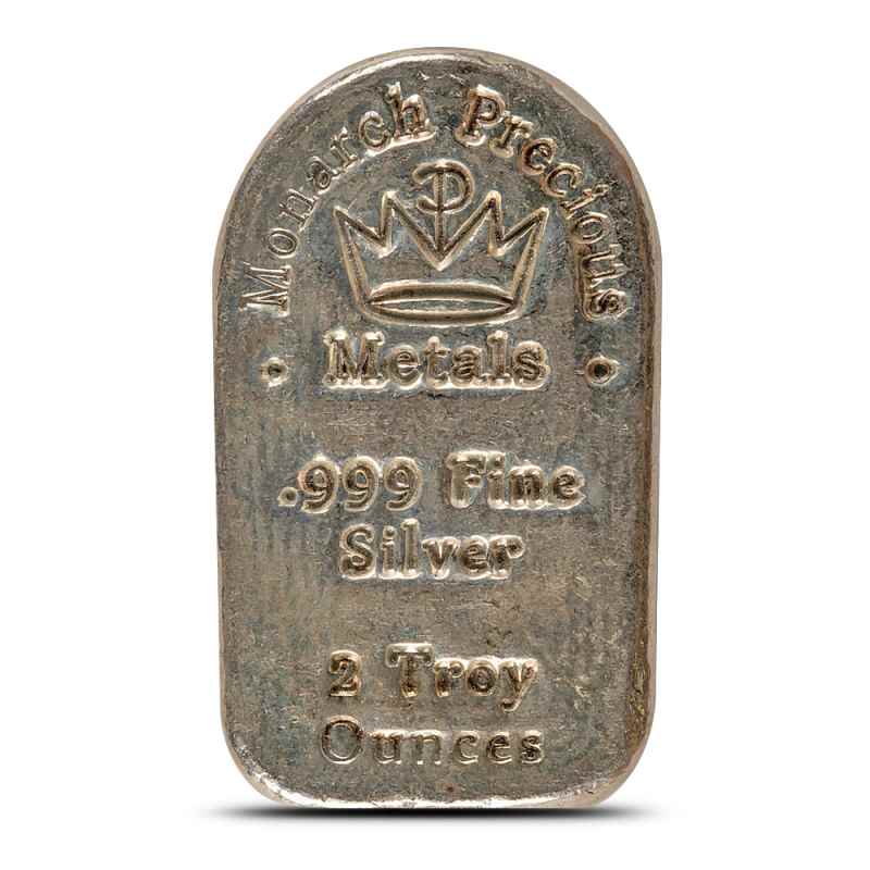 2 oz Monarch Tombstone Silver Bar l JM Bullion™