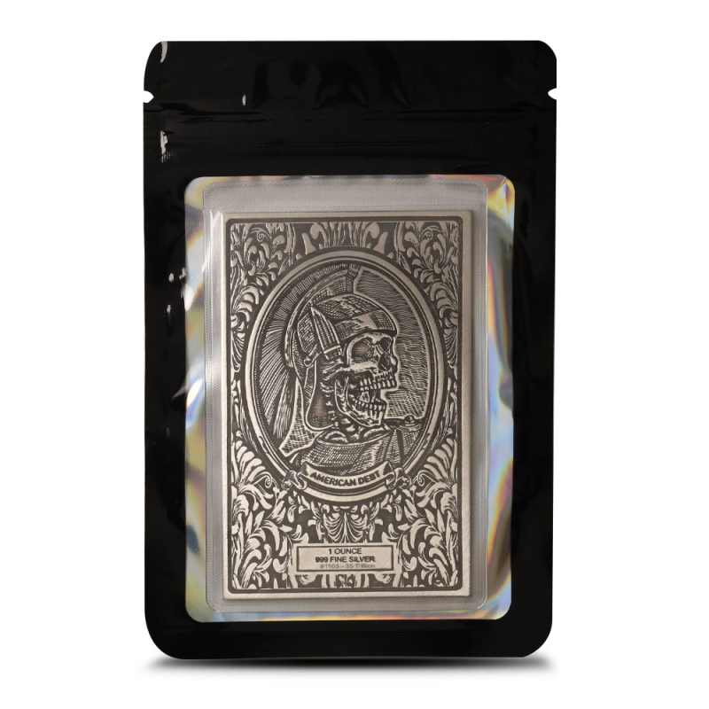 1 oz North View Products American Debt Silver Card (New) l JM Bullion™