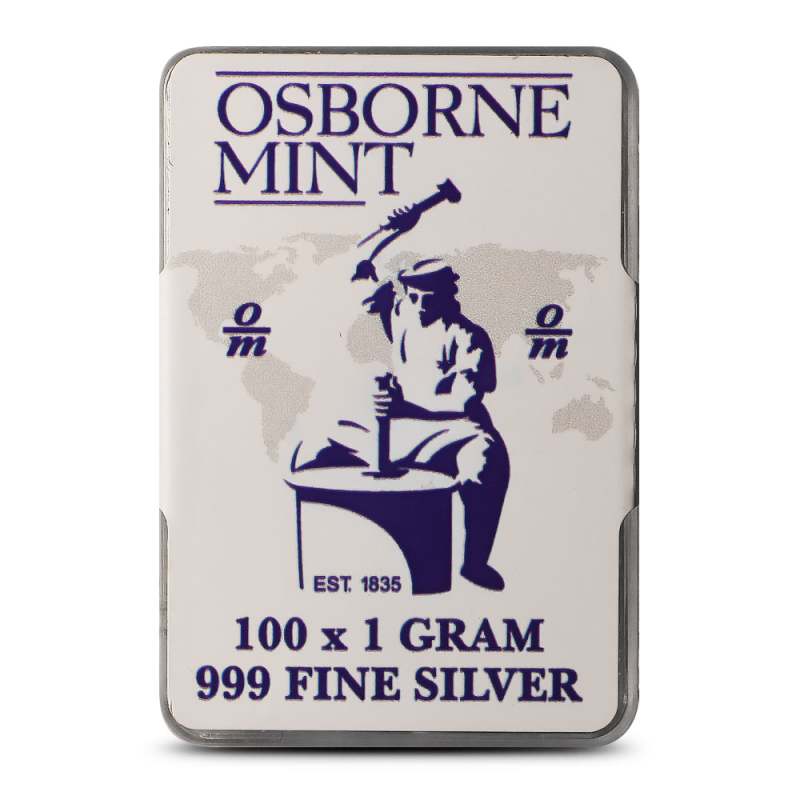 1グラム純銀100枚ケース入り 楽天市場】徳力本店 純銀 インゴット 100g 流通品 銀 シルバー バー