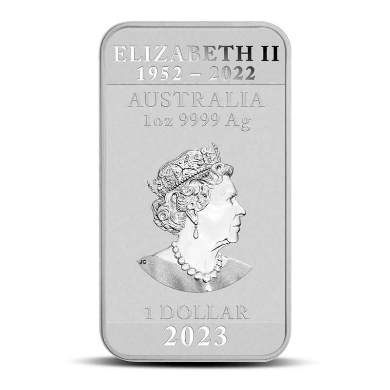2023 1 oz Australian Rectangular Silver Dragon Coin l JM Bullion™