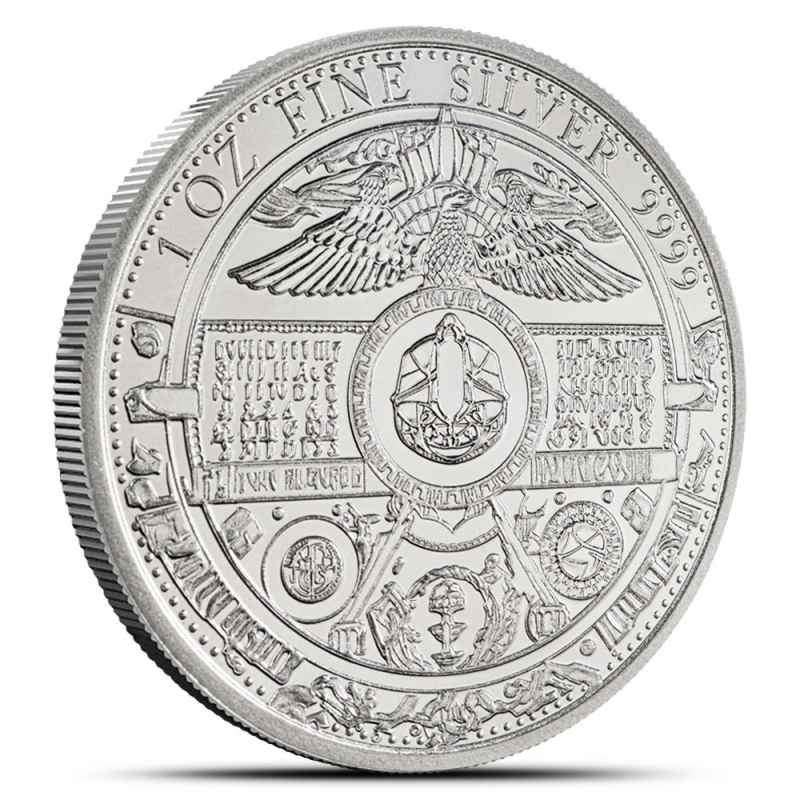 2023 1 oz Republic of Chad Silver AI Developed Coin (BU) l JM Bullion™