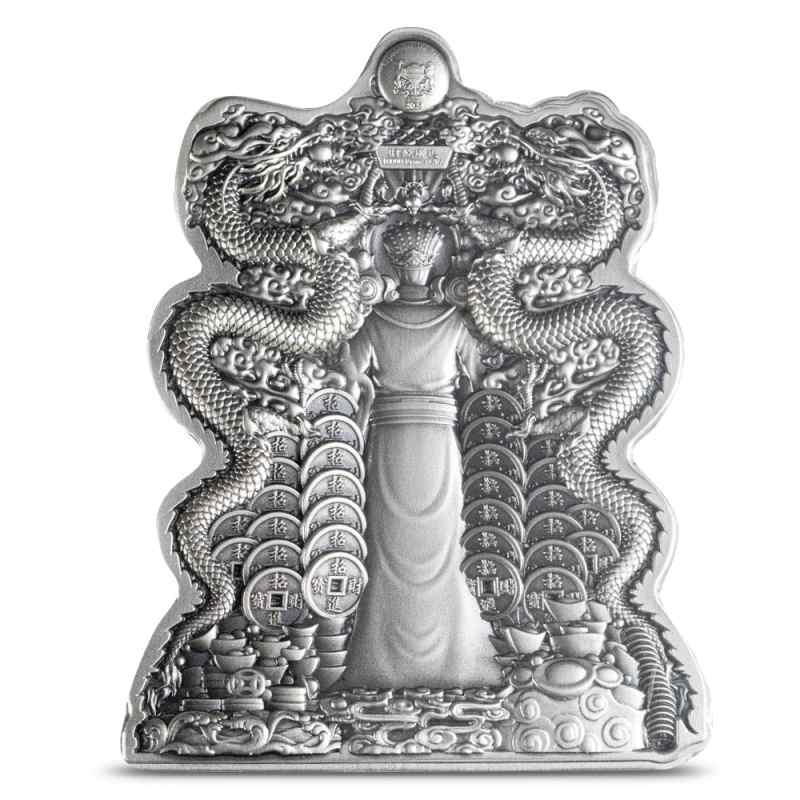 満州省宣統元寶ドラゴンデザイン 2024 1 oz Antique Dragon and Phoenix Rotating Window Silver Medal