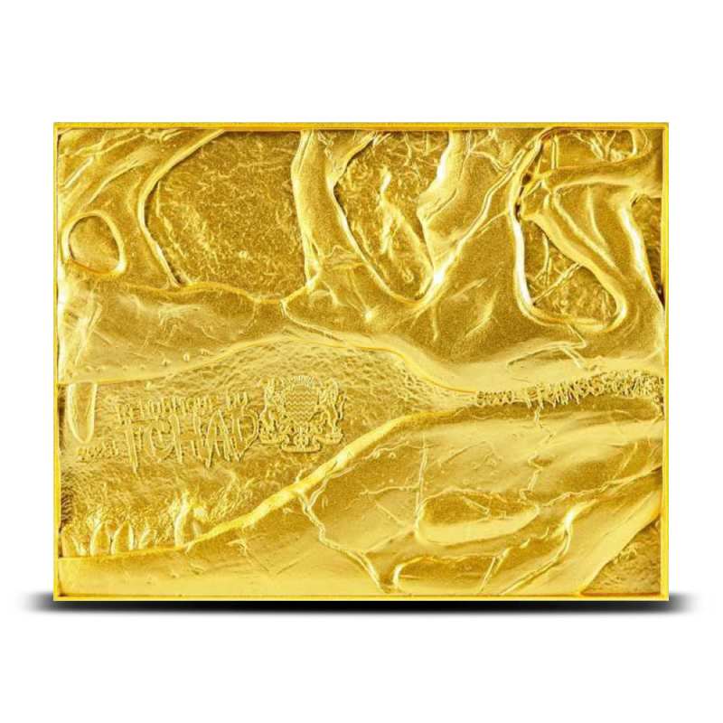 2023 Chad Bi-Metal Tyrannosaurus Rex Fossil Coin (Gilded) l JM