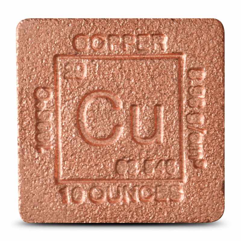 Buy 10 oz Copper Bullion Cubes (.999, 10 oz) l JM Bullion™