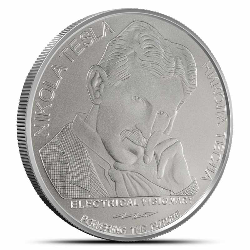 2023 Republic of Serbia Silver Nikola Tesla Anti Gravity Coin l JM