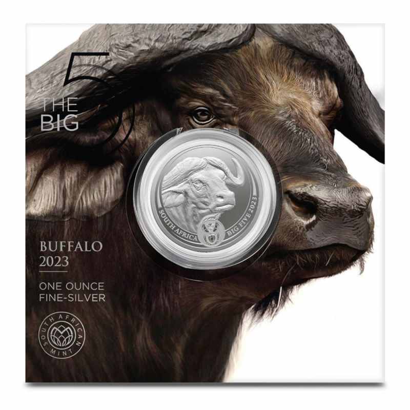 2023 South African Big Five Series II Buffalo Silver Coin l JM