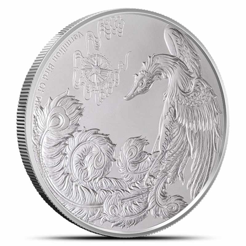 2023 1 oz Samoa Silver Four Guardians Vermillion Bird Coin l JM