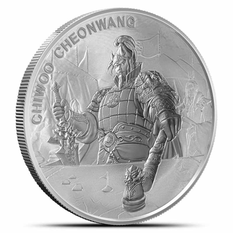 2023 1 oz South Korean Silver Chiwoo Cheonwang (BU) l JM Bullion™
