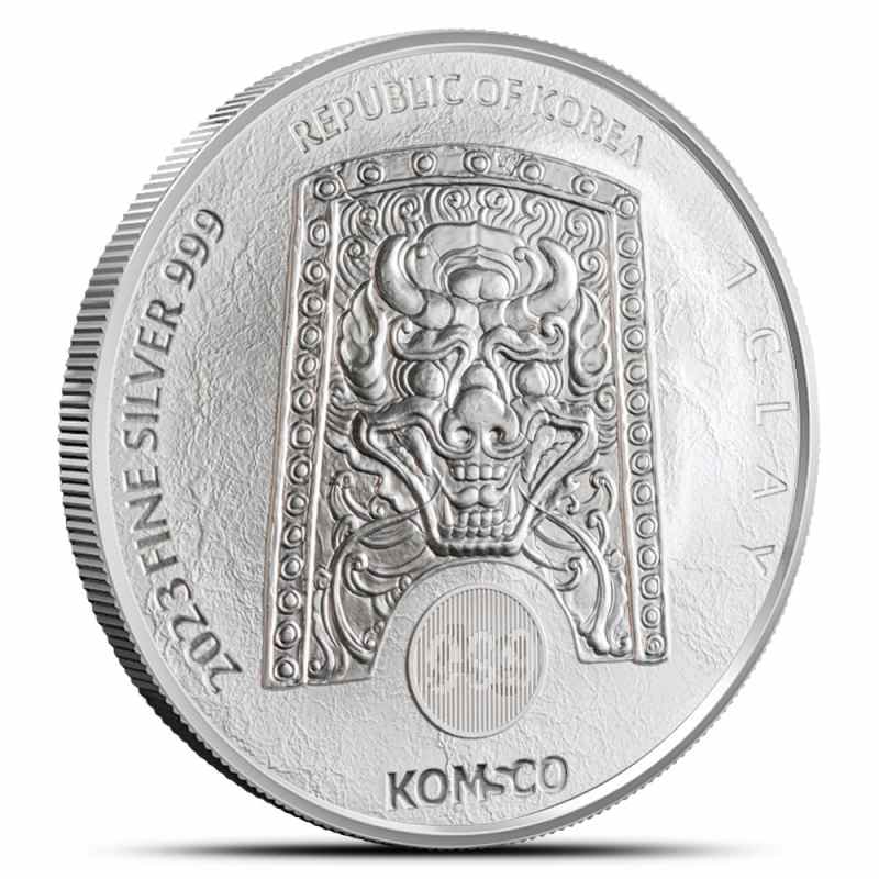 ソウルシルバー 2023 1 oz South Korean Zi:Sin Lepus Silver Medal (BU) l JM Bullion™