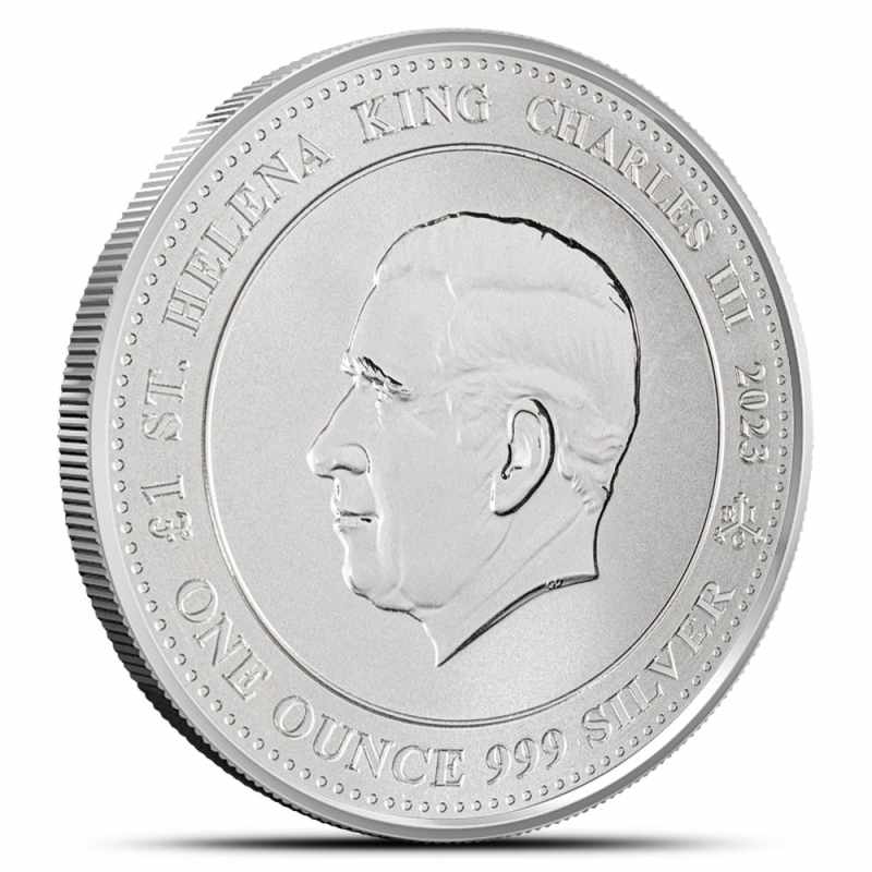 2023 1 oz St. Helena Silver Pegaus Coin (BU) l JM Bullion™