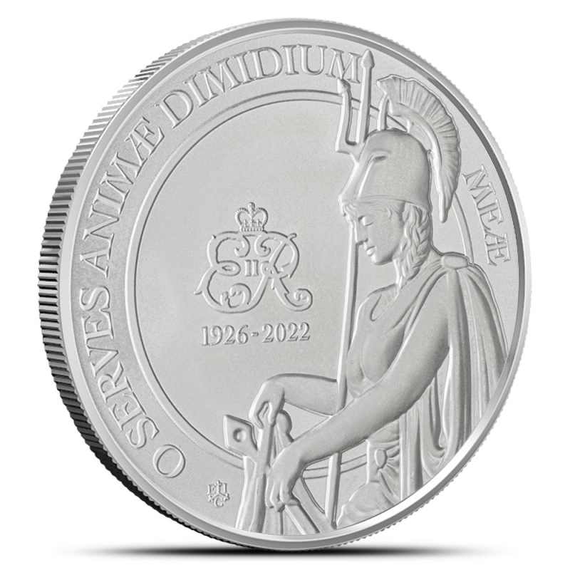 2023 1 oz St. Helena Silver Queen's Memorial Coin (BU) l JM Bullion™