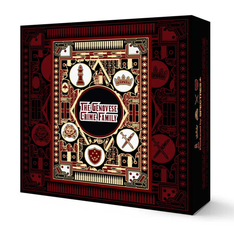 2025 2 oz Antique Republic of Chad Silver Genovese Crime Family