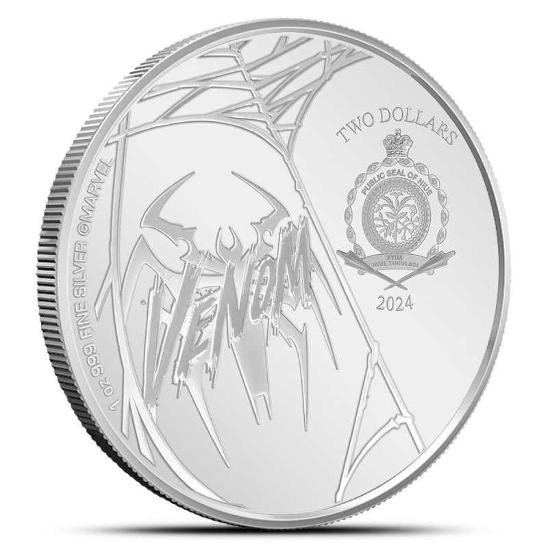 2024 1 oz Proof Colorized Niue Silver Marvel Venom Coin l JM Bullion™
