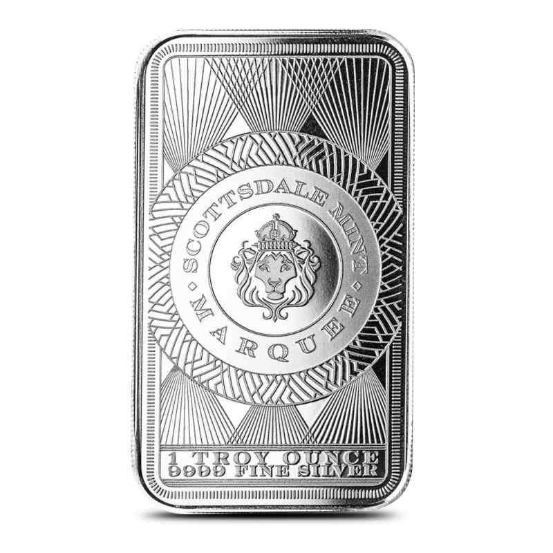 1 oz Scottsdale Mint Marquee Peacock Silver Bar l JM Bullion™