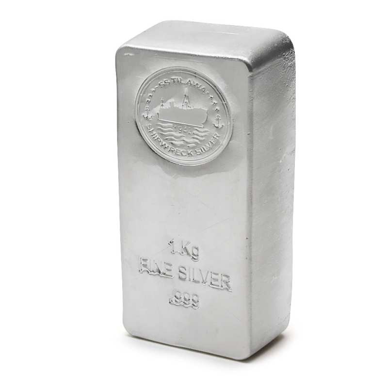 1 Kilo S.S. Tilawa Shipwreck Silver Bar (New) l JM Bullion™