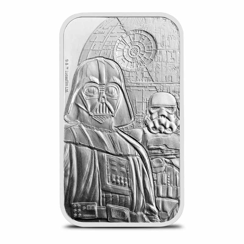 1 oz The Royal Mint Silver Star Wars Dark Side Bar (New) l JM Bullion™
