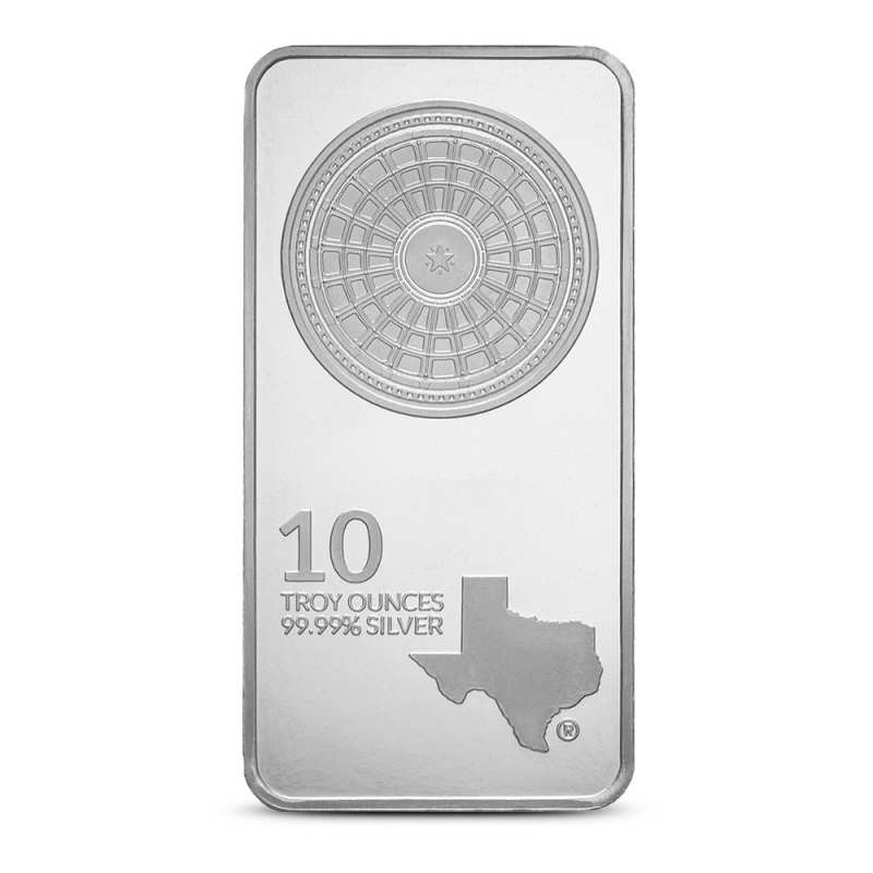 Buy 10 oz Texas Mint Silver Bars (New) l JM Bullion™