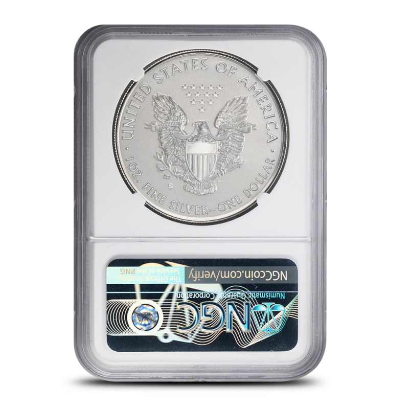 2019-S Silver Eagle Enhanced Reverse Proof NGC PF70 (VL) l JM Bullion™