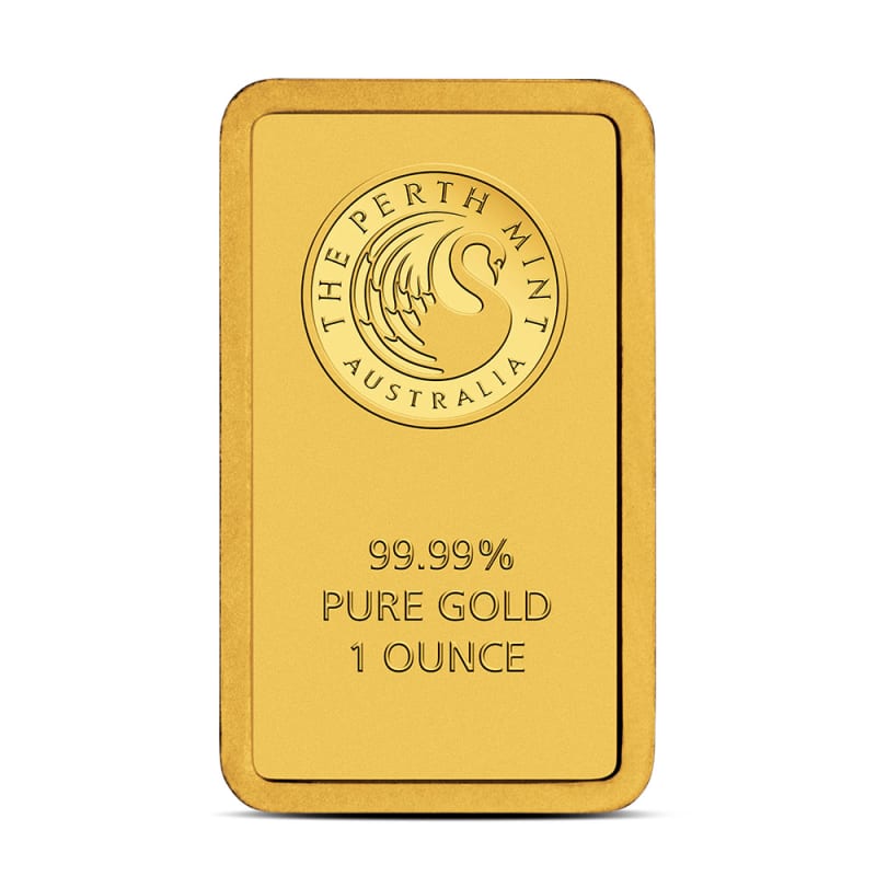 1 oz Perth Mint Gold Bar (New w/ Assay) l JM Bullion™