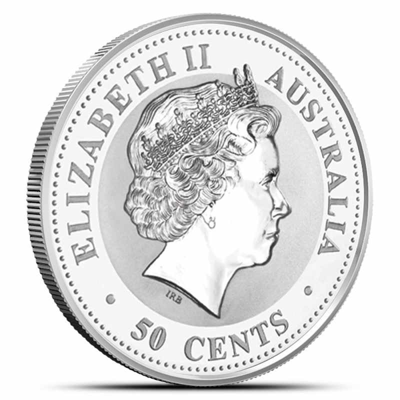 2005 1/2 oz Australian Silver Lunar Rooster Coin l JM Bullion™
