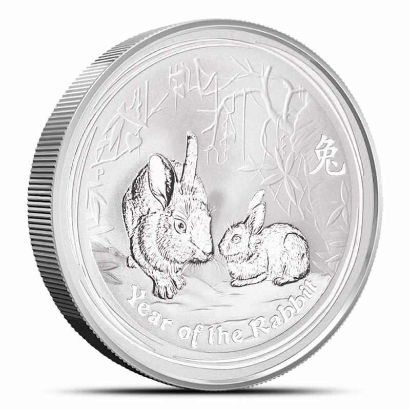 2011年 オーストラリア 銀貨 ウサギ 2oz 2011 2 oz Australian Silver Lunar Rabbit Coin l JM Bullion™