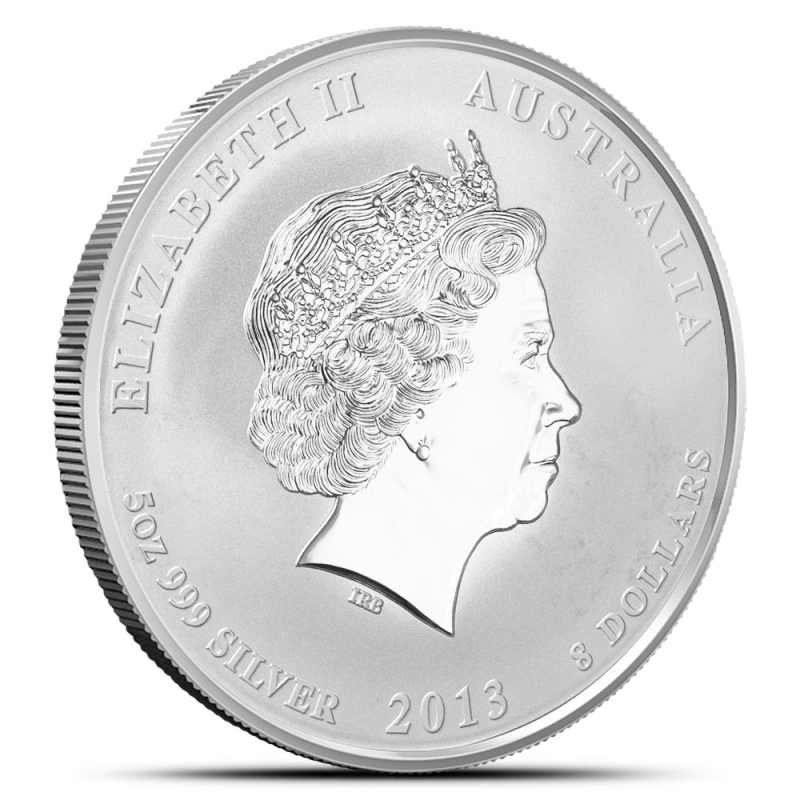 2013 5 oz Australian Silver Lunar Snake Coin l JM Bullion™