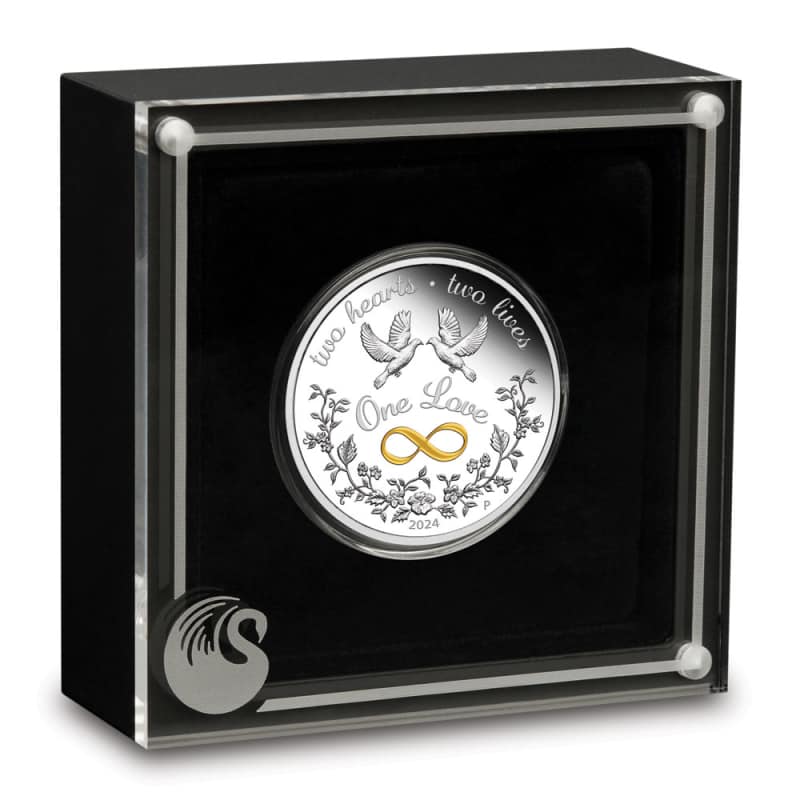 2024 1 oz Proof Australian Silver One Love Coin l JM Bullion™ | JM