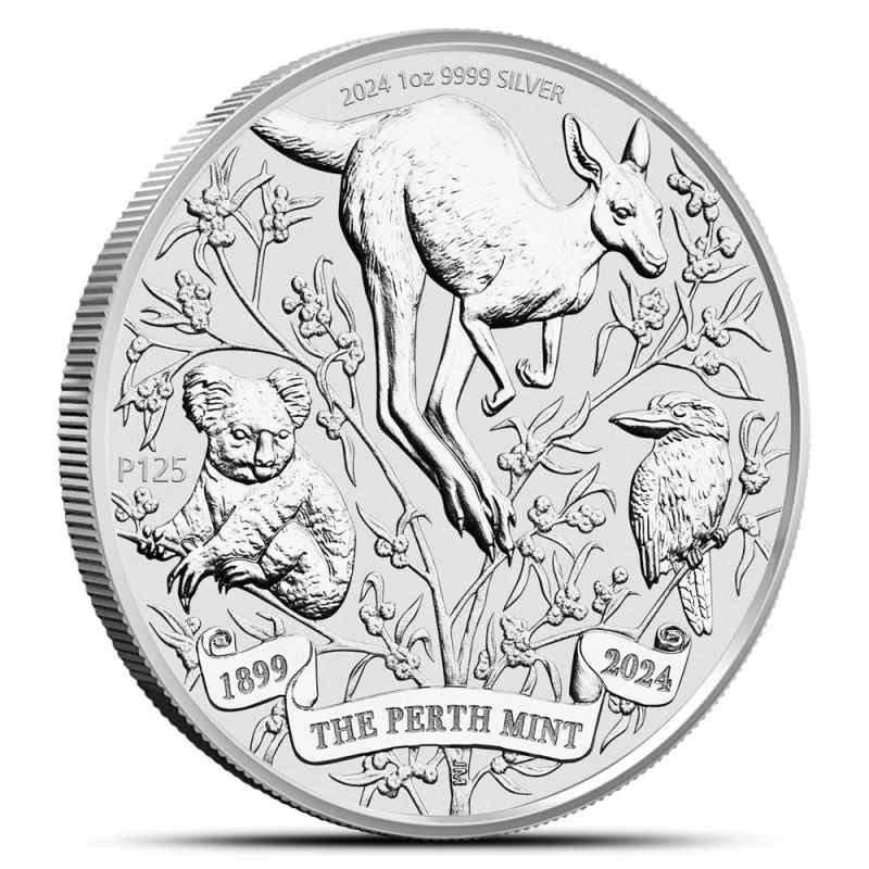 2024 Australia Silver Perth Mint 125th Anniversary Coin (BU) l JM
